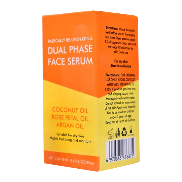 Face Oil Boxes