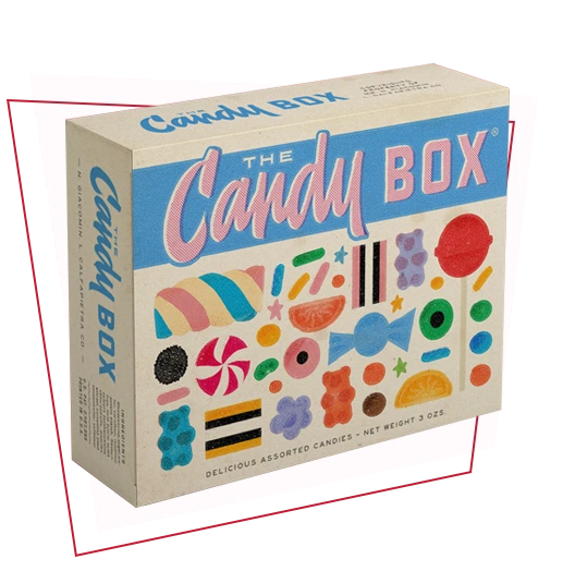 NOLITOY 50 Sheets Sydney Paper Candy Box Gift Box